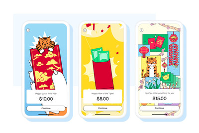 Venmo will also be introducing three Lunar New Year-inspired gift-wrap designs to honor the Year of the Tiger.