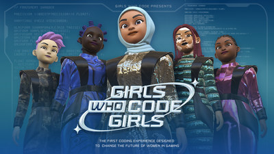 Girls Who Code Girls is a desktop and mobile gaming experience empowering girls to create personalized video game characters with code, and envision a gaming experience that’s more reflective of themselves and their communities.