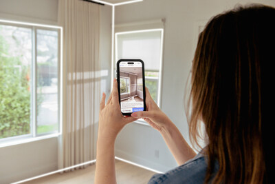 3D Cloud Room Scanner makes it easy to measure a room in minutes, including doorways, to ensure Joybird furniture fits perfectly.  No app download is needed. Instead, use a current model iPhone or iPad to scan a QR code and launch the app.