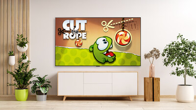 As part of this collaboration, LG smart TV users can now play “Cut the Rope,” a mind-bending puzzle game packed with fun, using their LG Magic Remote for effortless and precise moves without the need for extra gaming controllers. Additionally, LG has recently brought the popular mobile game “Thief Puzzle” to its smart TVs, enabling users to enjoy various puzzle jigsaw challenges customized for the LG Magic Remote.