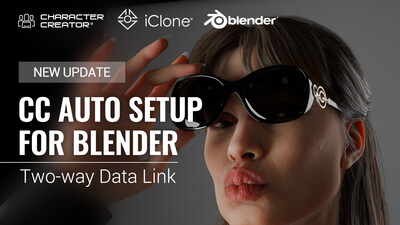 Reallusion releases Blender Auto Setup, the bridge connecting Blender with Character Creator (CC), iClone, and ActorCore.